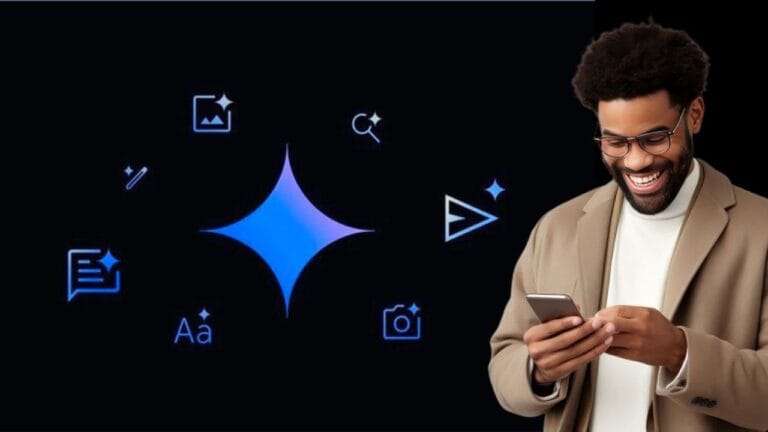 Google Gemini Free Version 2026 mobile app interface showing a real-time AI voice chat session with Gemini Live.
