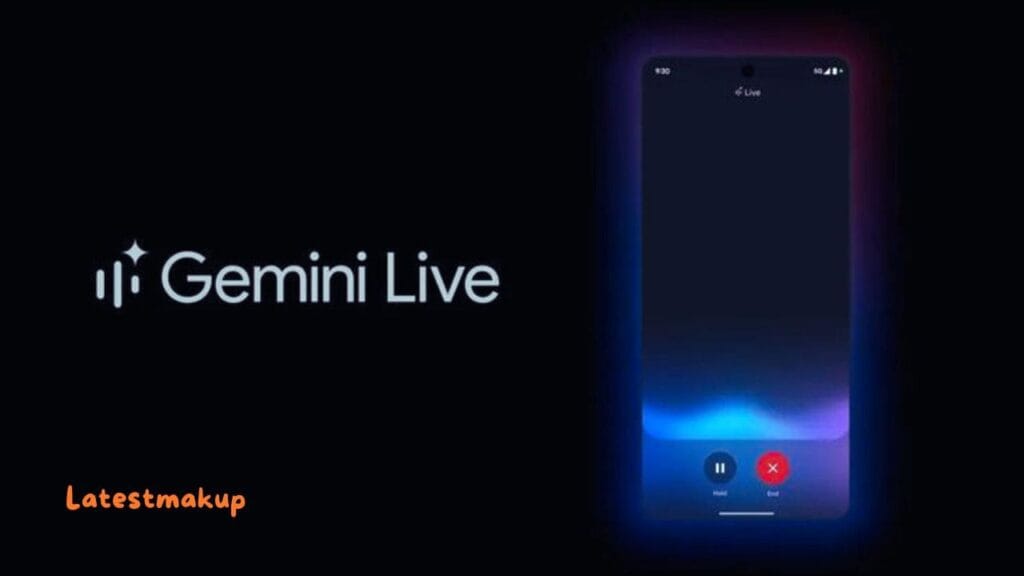 Google Gemini Free Version 2026 interface on a smartphone screen showing AI voice chat.