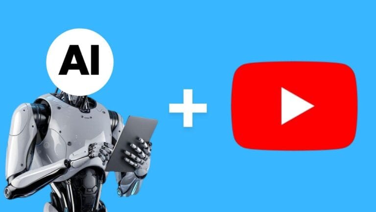 A digital diagram showing how YouTube AI Features 2026 analyze video frames and viewer satisfaction signals for the algorithm.