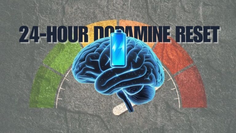 A professional man experiencing mental clarity after learning how to master the 24-hour dopamine reset.