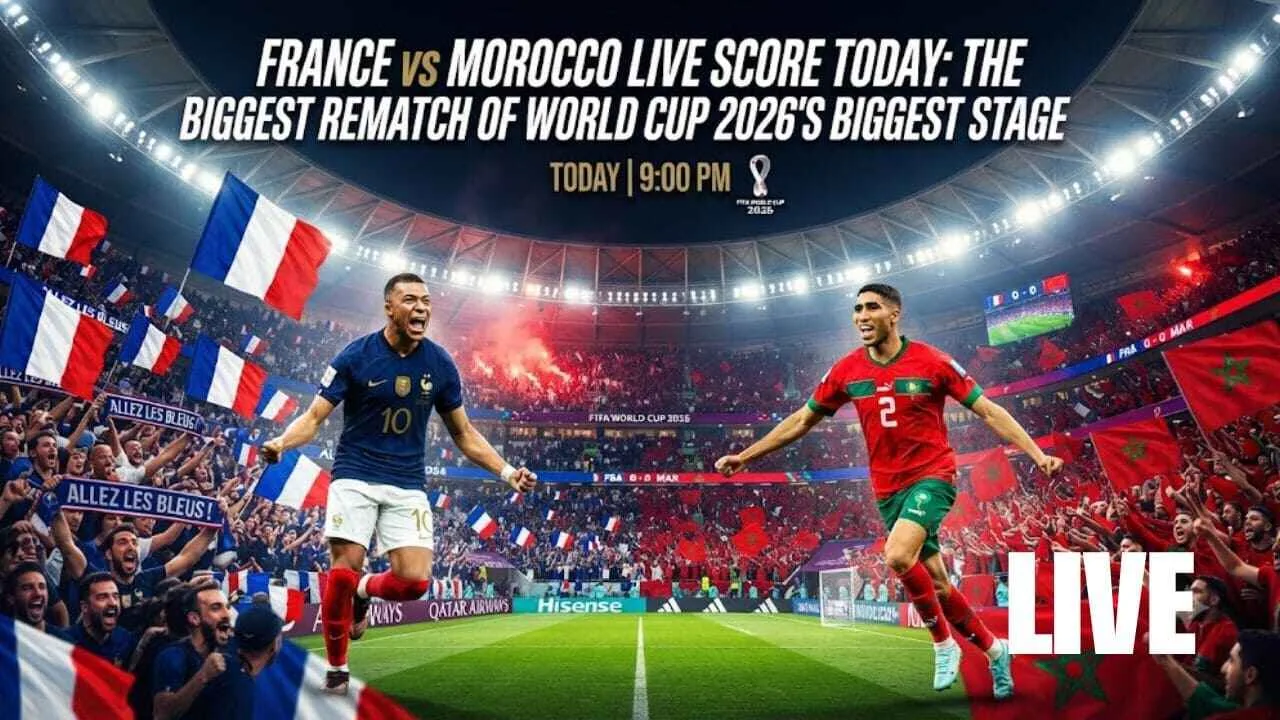 France vs Morocco Live Score Today: The Biggest Rematch of World Cup 2026’s Biggest Stage